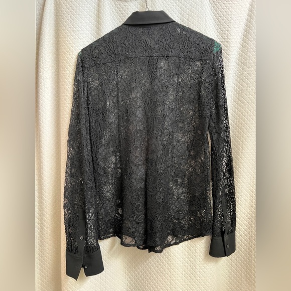 Armani Exchange lace button up - Picture 2 of 4